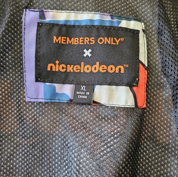 Members Only x Nickelodeon Rugrats Size XL Windbreaker Angelica Chucky Tommy - Picture 7 of 13